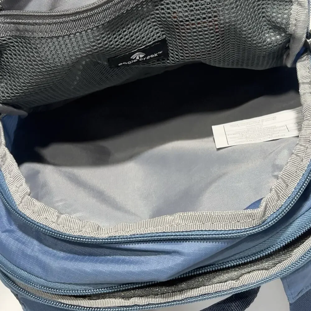 Eagle Creek Slate Blue Crossbody Sling Bag Shoulder Travel Messenger Daypack